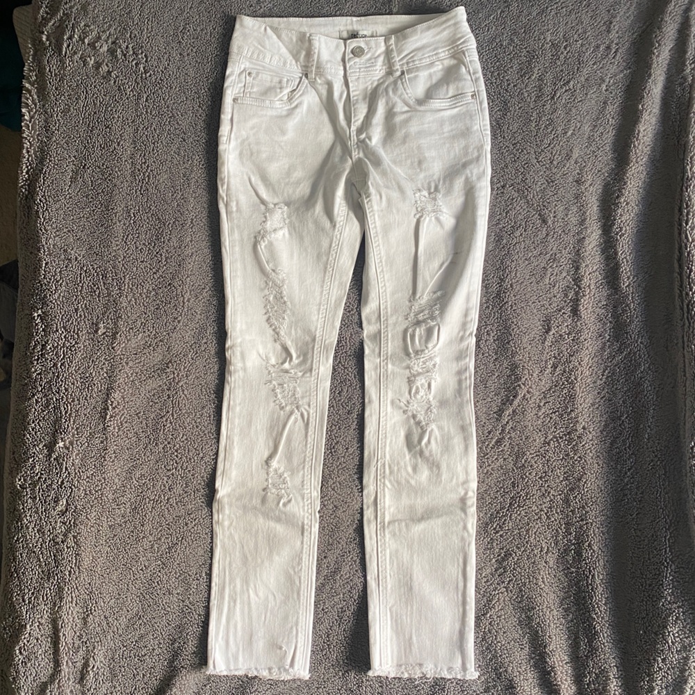 Refuge White Jeans